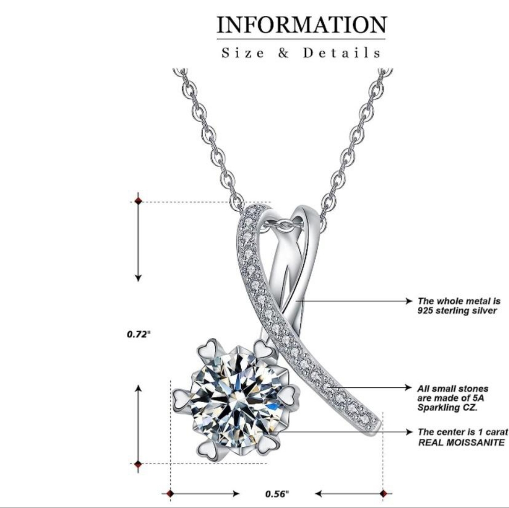 beautiful pendant, 925 sterling silver, does not include chain - Picture 4 of 4